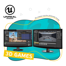 Unreal Engine 4. Игровой движок - КИБЕРшкола программирования для детей, компьютерные курсы для школьников, начинающих и подростков - KIBERone г. Одинцово