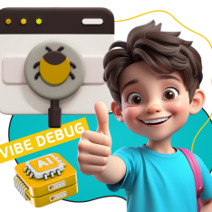 Тестирование & Vibe Debug. Охотники за багами - КИБЕРшкола программирования для детей, компьютерные курсы для школьников, начинающих и подростков - KIBERone г. Одинцово