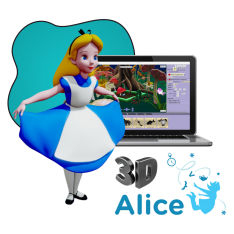 Alice 3d - КИБЕРшкола программирования для детей, компьютерные курсы для школьников, начинающих и подростков - KIBERone г. Одинцово