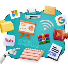 Цифровая база для школьника - КИБЕРшкола программирования для детей, компьютерные курсы для школьников, начинающих и подростков - KIBERone г. Одинцово