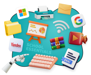 Цифровая база для школьника - КИБЕРшкола программирования для детей, компьютерные курсы для школьников, начинающих и подростков - KIBERone г. Одинцово