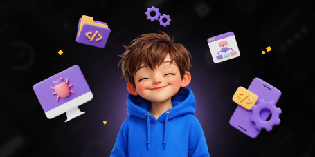 Идеальный сайт с нуля: код, дизайн и AI-помощник - КИБЕРшкола программирования для детей, компьютерные курсы для школьников, начинающих и подростков - KIBERone г. Одинцово